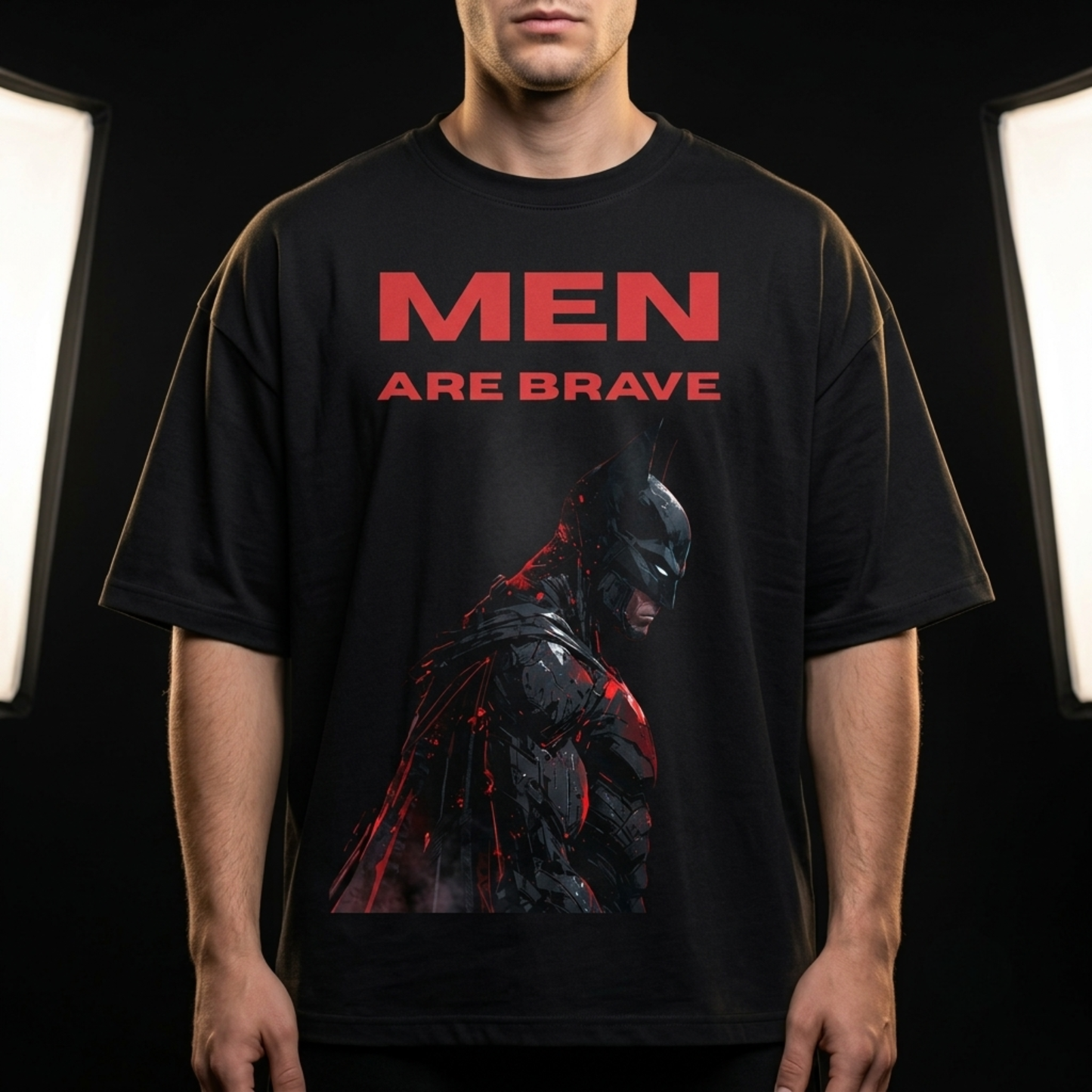 MEN ARE BRAVE™ Oversized Graphic Tee