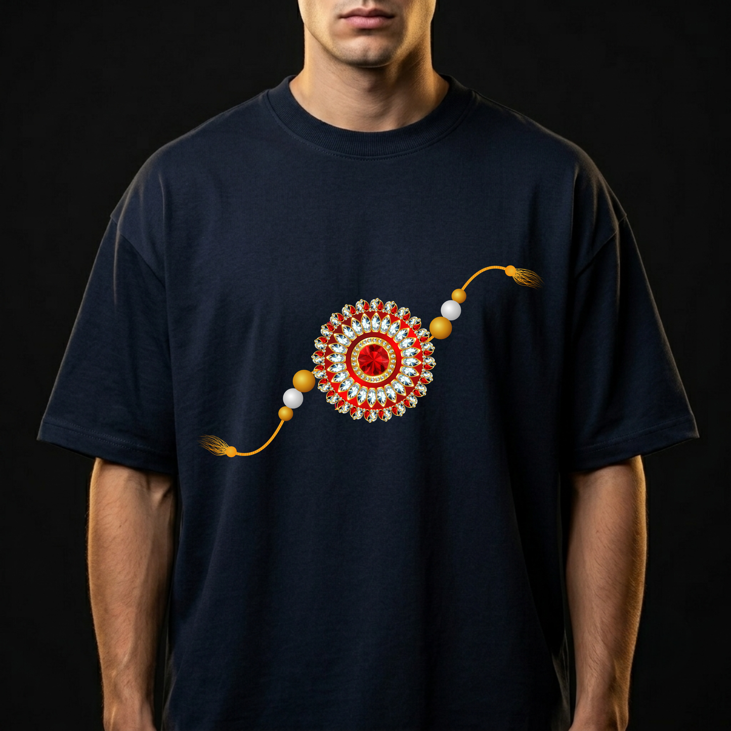 Rakhi Special™ Premium Graphic Oversized T-Shirt