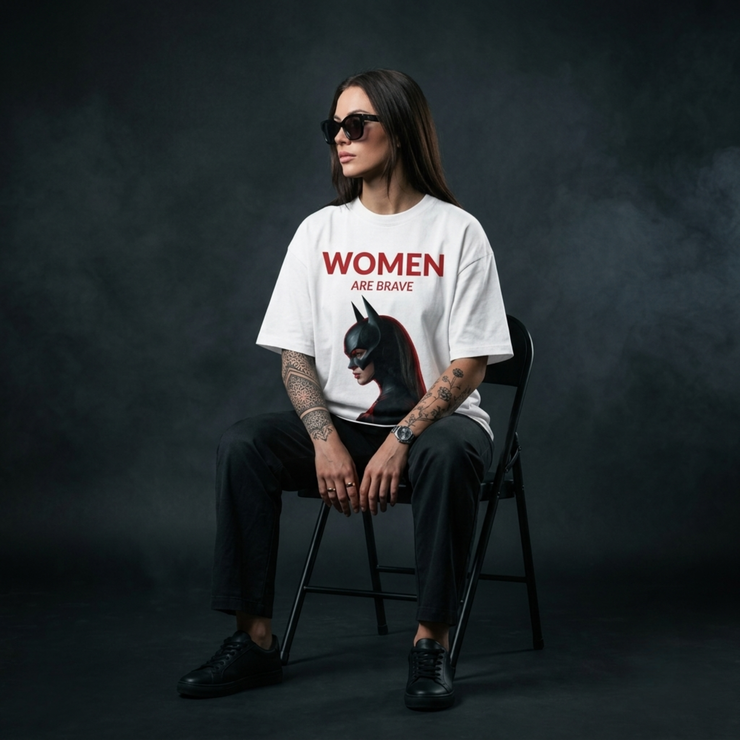 Women Are Brave™ Graphic Oversized Tee