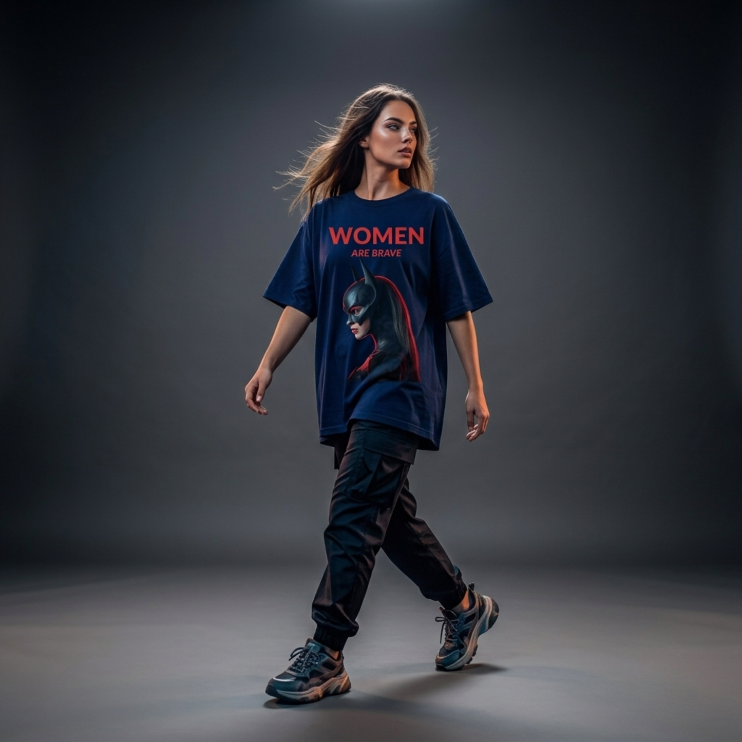 Women Are Brave™ Graphic Oversized Tee